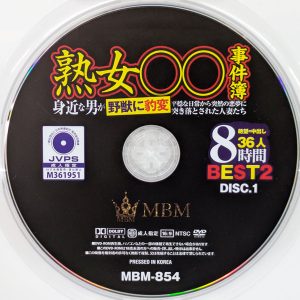 MBM　MBM-854R7.3　身近な男が野獣に豹変【8時間2枚組36人】